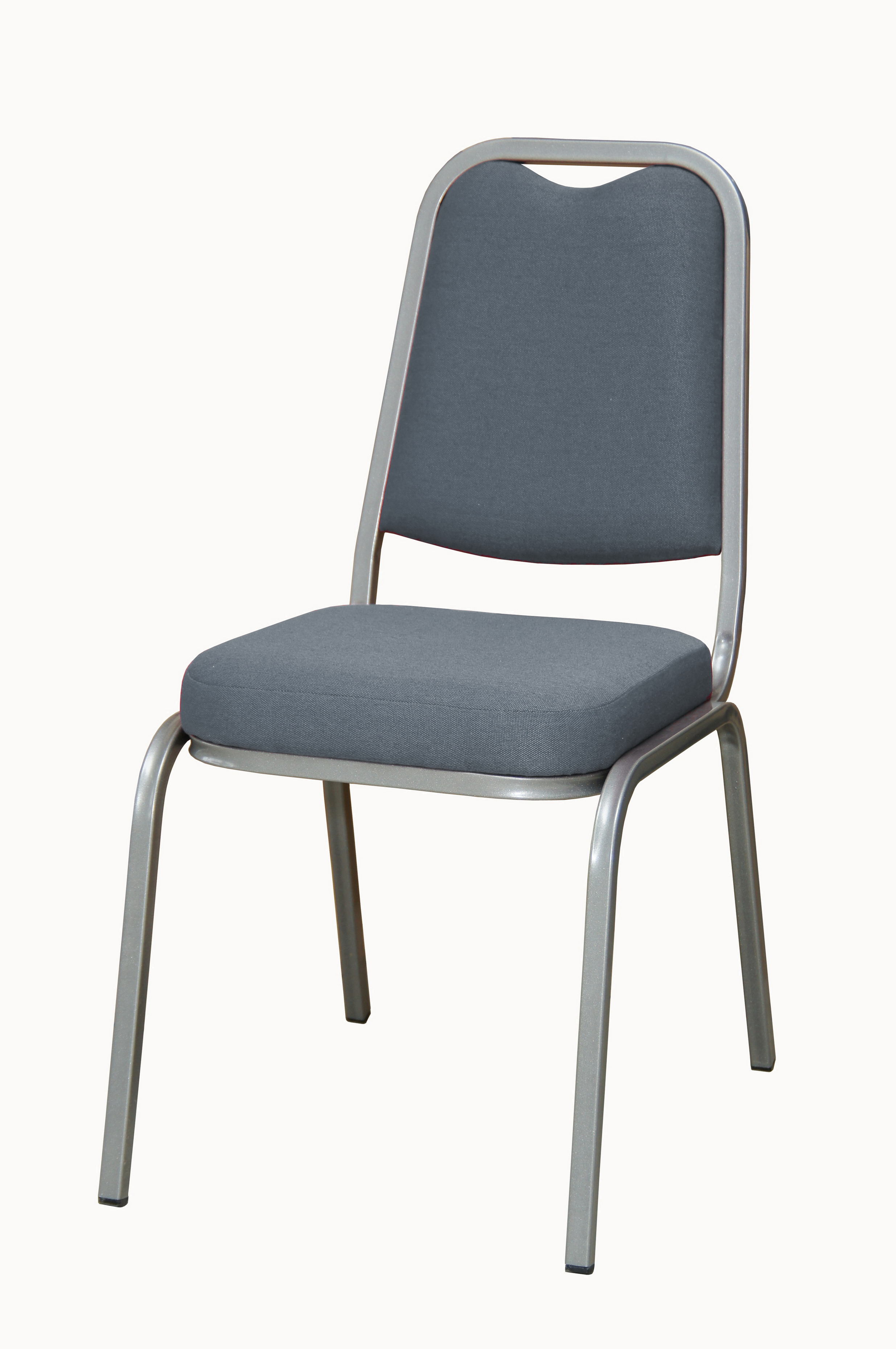 Стілець ПРЕМ'ЄРА ІНТЕРА, сірий, 455х655х850, оббитий тканиною, металевий